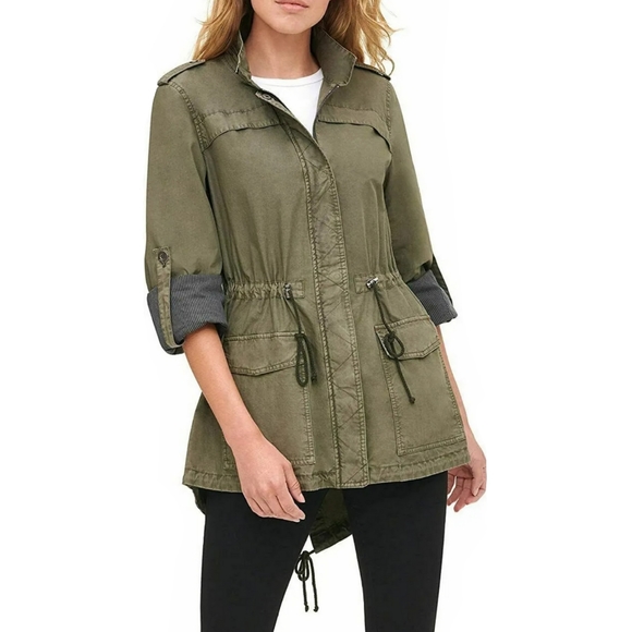 Levi's Legacy Cotton Lightweight Fishtail Anorak Jacket Womens XS - Picture 7 of 9